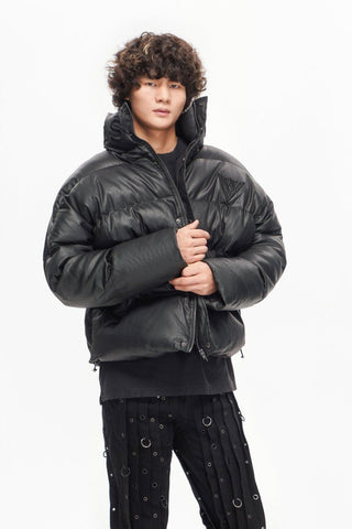 Valabasas Mr. Puffer Denim Jacket – Waxed Black