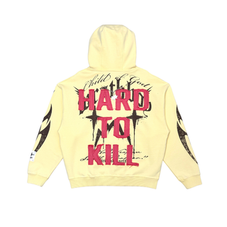 Wrathboy Hard to kill hoodie (Light Yellow)
