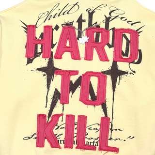 Wrathboy Hard to kill hoodie (Light Yellow)