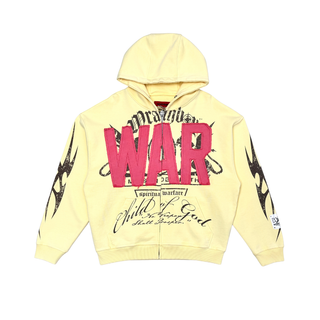 Wrathboy Hard to kill hoodie (Light Yellow)