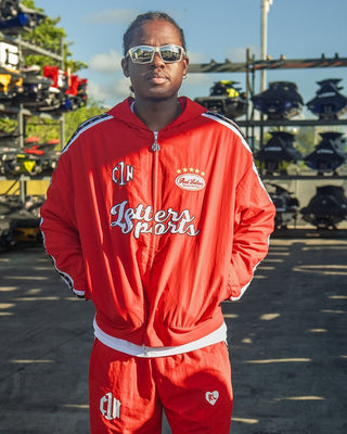 Red Letters C1N x RL Zip Up - Red
