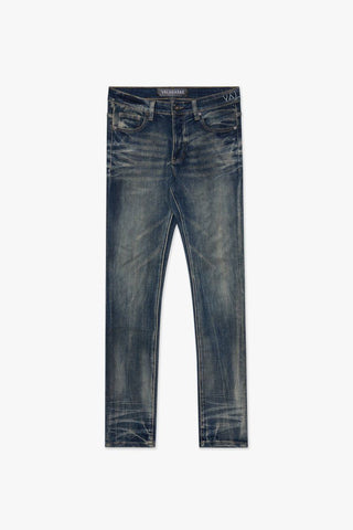 Valabasas Mr. Flex Dirty Dark Blue Wash Skinny Jeans