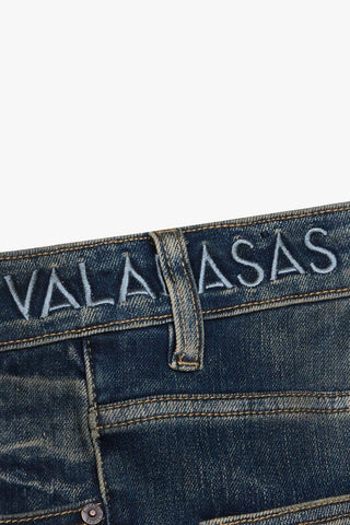 Valabasas Mr. Flex Dirty Dark Blue Wash Skinny Jeans