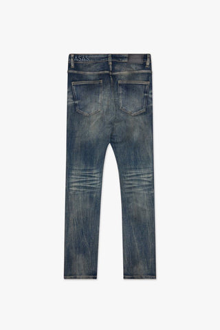 Valabasas Mr. Flex Dirty Dark Blue Wash Skinny Jeans