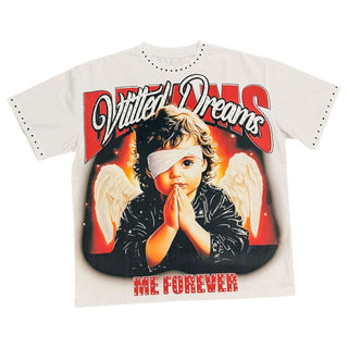 VTILTED "LOVED" TEE (WHITE)