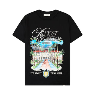 ALMOST SOMEDAY RIVIERA TEE (BLACK)