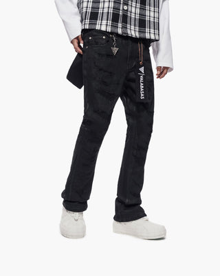 Valabasas "TRANCE" STACKED WAXED DENIM