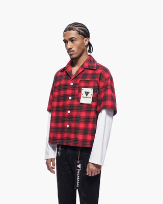 Valabasas "RIP" DOUBLE LAYERED FLANNEL (Red)