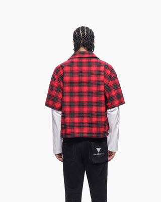 Valabasas "RIP" DOUBLE LAYERED FLANNEL (Red)