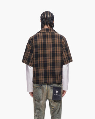 Valabasas "RIP" DOUBLE LAYERED FLANNEL (Brown)