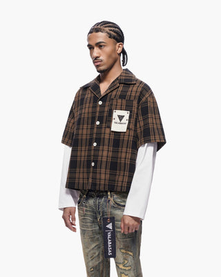 Valabasas "RIP" DOUBLE LAYERED FLANNEL (Brown)
