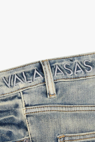 Valabasas Mr.Flex SKINNY DENIM (LT. BLUE WASHED)