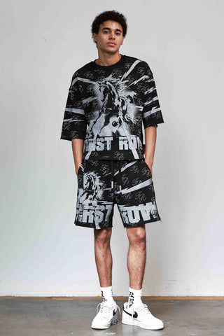 First Row NEW PARADIGM WILD HORSE SHORT Set (Black)