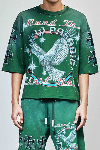 First Row NEW PARADIGM IRON FAITH SHORT Set (Hunter Green)