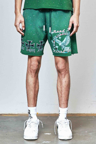 First Row NEW PARADIGM IRON FAITH SHORT Set (Hunter Green)