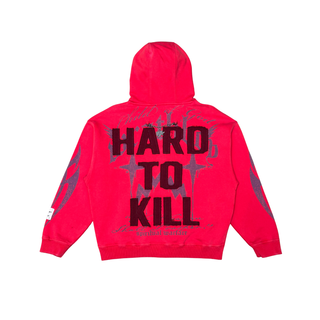 Wrahtboy Hard to kill fullzip hoodie set (Red)