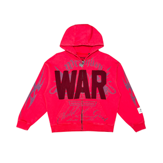 Wrahtboy Hard to kill fullzip hoodie set (Red)