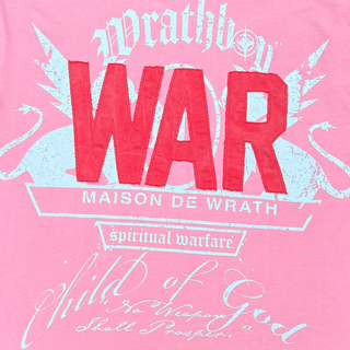 Wrathboy Spiritual warfare tshirt (Pink)