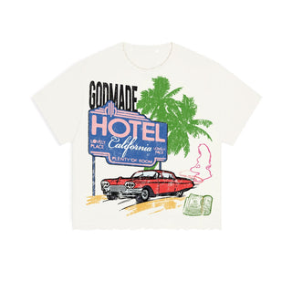 Godmade Hotel California off white tee