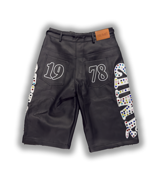 Sume LEATHER GEMSTONE SHORTS