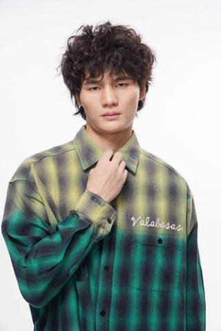 Valabasas Glory Green Button Down