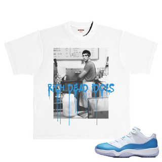RICH DEAD IDOLS "DON'T FORGET TO WASH YOUR HANDS" T-SHIRT (WHITE/BLUE)