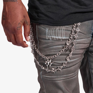 Melee "DETROIT" JEANS (OIL BLACK)