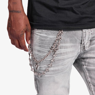 Melee "SIBERIA" JEANS (GRAY WASH)