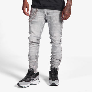 Melee "SIBERIA" JEANS (GRAY WASH)