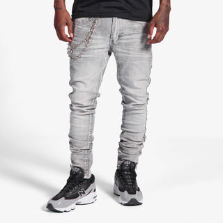Melee "SIBERIA" JEANS (GRAY WASH)