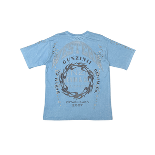 Gunzinii short sleeve jogger set (Dust Blue)