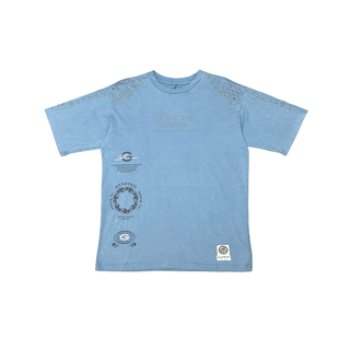 Gunzinii short sleeve jogger set (Dust Blue)