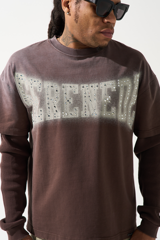 SERENEDE LEGACY Brown LS T-Shirt