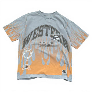 Gunzinii short sleeve jogger set (Light Grey)