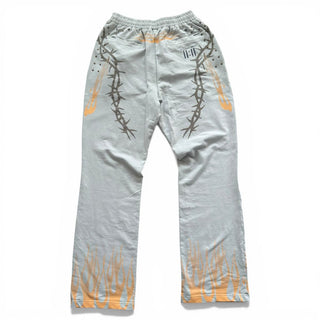 Gunzinii short sleeve jogger set (Light Grey)