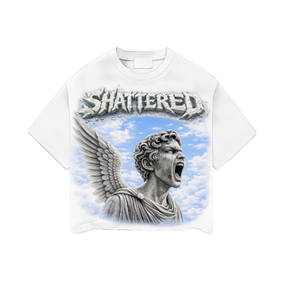 Shattered Hearts BLUE SKY WHITE