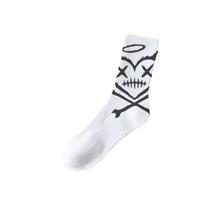 Shattered Hearts WHITE SOCKS