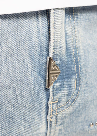 Guapi Aqua Blue Spider Denim