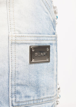 Guapi Aqua Blue Spider Denim