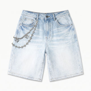 Melee "IGLOO" DENIM SHORTS (ICE WASH)