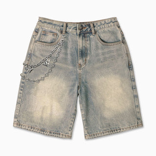Melee "SALADIN" DENIM SHORTS (WHEAT WASH)