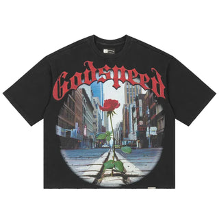 GODSPEED Concrete Rose T-Shirt (Black)