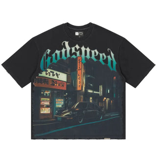 GODSPEED Pit Stop Tokyo T-Shirt (Black)