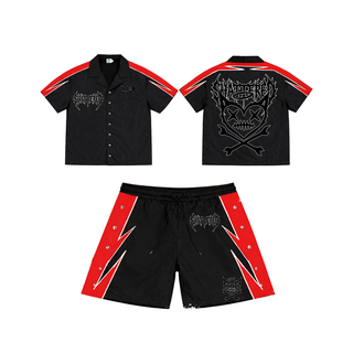Shattered Heart NYLON BLCK RED