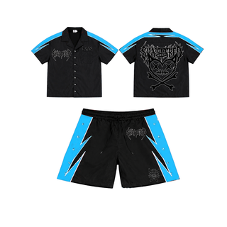 Shattered NYLON BLCK BLUE