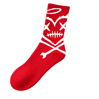 Shattered Hearts RED SOCK