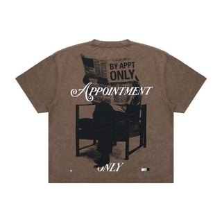 By Appointment HEADLINE TEE (BROWN)