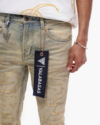 Valabasas Thatch Stacked Vintage Wash Jeans