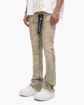 Valabasas Thatch Stacked Vintage Wash Jeans