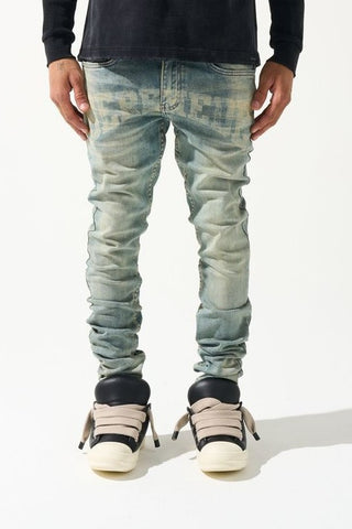 SERENEDE DYNASTY Mid Blue Jeans